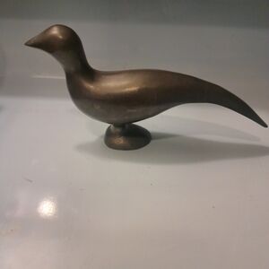 Rare MCM Dolby Cashier Solid Brass Bird Sculpture/ Figurine
